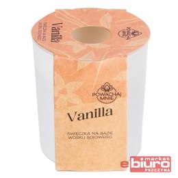 ŚWIECZKA SOJOWA VANILLA BIAŁA 130ML PAVONCELLA