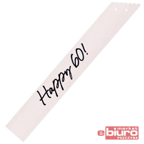 SZARFA HAPPY 60 KREM 76CM PARTYDECO