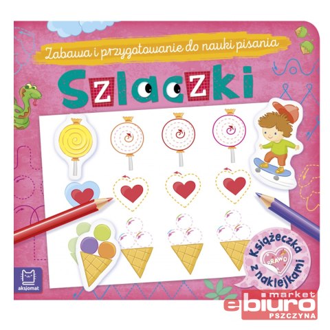SZLACZKI KSIĄŻECZKA Z NAKLEJKAMI