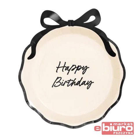 TALERZYKI PAP HAPPY BIRTHDAY Z KOKAR 24CM A'6 PART