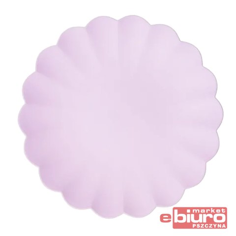 TALERZYKI PLASTIK FALBANKA 22X22CM FIOLET A'4 PART
