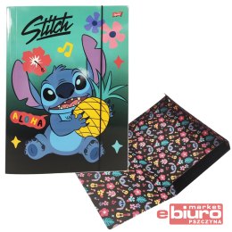 TECZKA Z GUMKĄ A4 STITCH MINT ALOHA MAJEWSKI