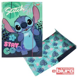 TECZKA Z GUMKĄ A4 STITCH STAY COOL MAJEWSKI