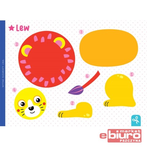 WYCINAM NAKLEJAM RYSUJE. MAŁE ZOO AKSJOMAT