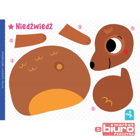 WYCINAM NAKLEJAM RYSUJĘ W LESIE WYCINANKI AKSJOMAT