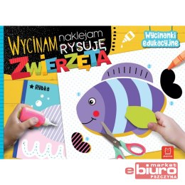 WYCINAM NAKLEJAM RYSUJĘ. ZWIERZĘTA.