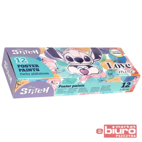 DISNEY FASHION FARBY PLAK 20ML 12KOL PASTEL STITCH