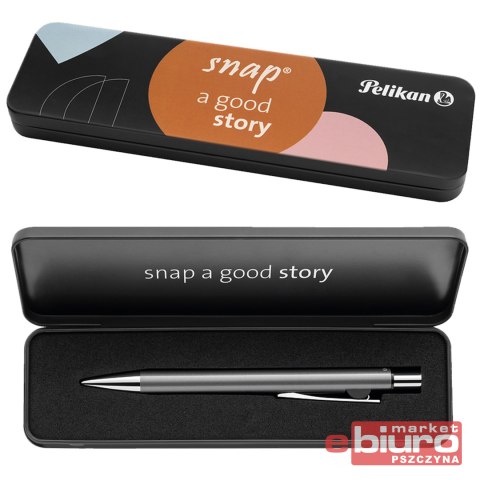 DŁUGOPIS SNAP K10 METALLIC PLATINUM PELIKAN