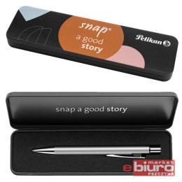 DŁUGOPIS SNAP K10 METALLIC SILVER PELIKAN