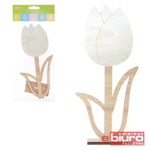DREWNIANA DEKORACJA - KWIAT ARPEX