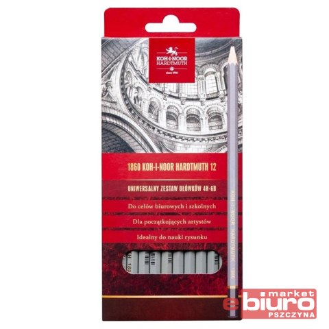 KIN OŁÓWEK GRAFITOWY 1862 4H-6B