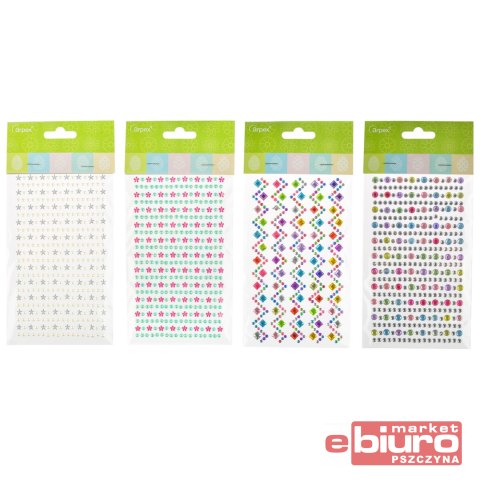 KRYSZTAŁKI SAMOPRZYLEPNE DEKORACYJNE 1854 ARPEX