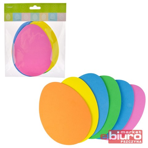 PIANKOWA BAZA DO DEKORACJI - JAJKO 6SZT ARPEX