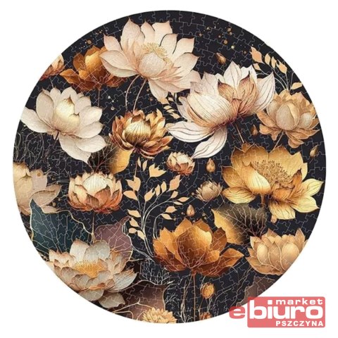 PUZZLE 500 ROUND FLOWERS 1 INT