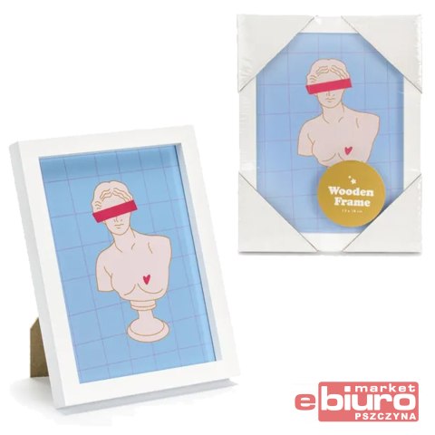 RAMKA NA ZDJĘCIE BIAŁA 13X18CM PARTYDECO
