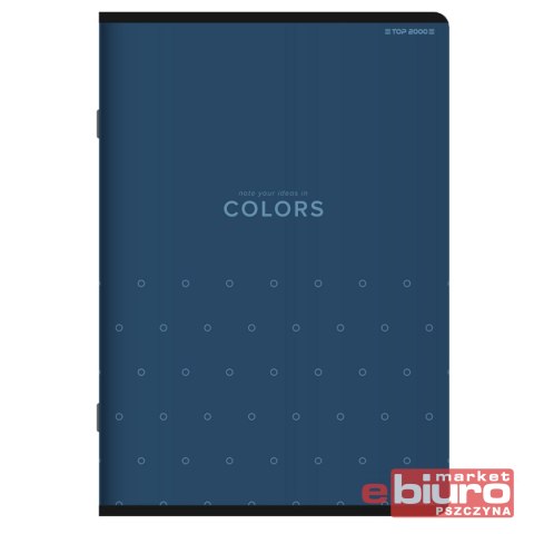 ZESZYT TOP COLORS A4 96 KARTEK 70G KRATKA MIX