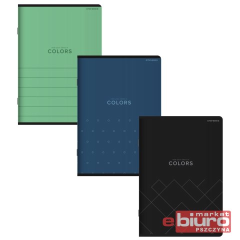 ZESZYT TOP COLORS A4 96 KARTEK 70G KRATKA MIX