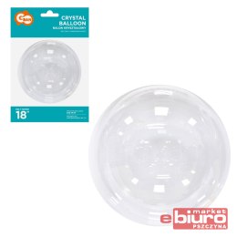 BALON KRYSZTAŁOWY BEZ NADRUKU 18