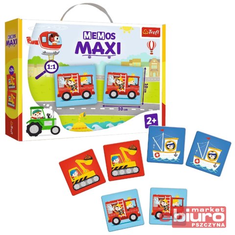 GRA MEMOS MAXI POJAZDY 02267 TREFL