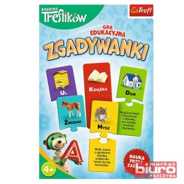 GRA ZAGADKOWY ALFABET RODZINA TREFLIKÓW TREFL