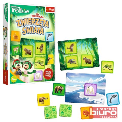 GRA ZWIERZĘTA ŚWIATA RODZINA TREFLIKÓW TREFL