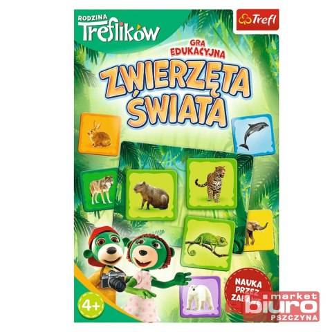 GRA ZWIERZĘTA ŚWIATA RODZINA TREFLIKÓW TREFL