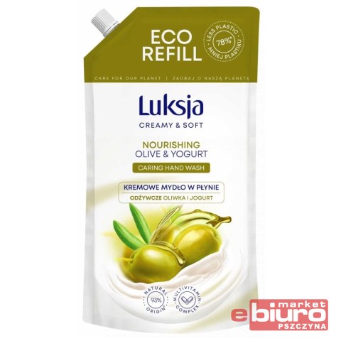 MYDŁO W PŁYNIE 900ML OLIWKA I JOGURT LUKSJA