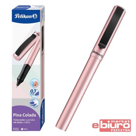 PIÓRO KULKOWE PINA COLADA RÓŻOWY METALIK PELIKAN