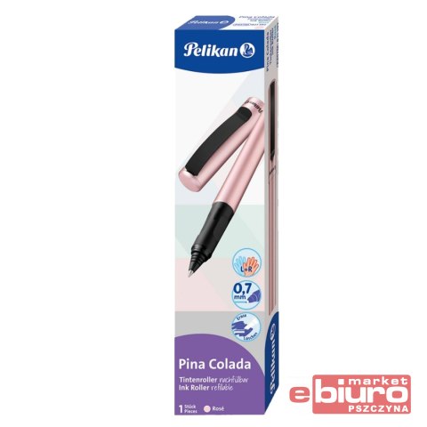 PIÓRO KULKOWE PINA COLADA RÓŻOWY METALIK PELIKAN