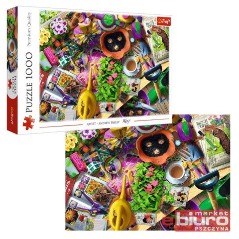 PUZZLE 1000 PORZĄDKI W OGRODZIE 9276 TREFL