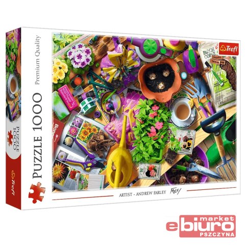 PUZZLE 1000 PORZĄDKI W OGRODZIE 9276 TREFL