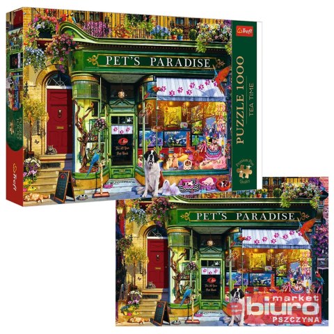 PUZZLE 1000 TEA TIME RAJ DLA ZWIERZĄT 8415 TREFL