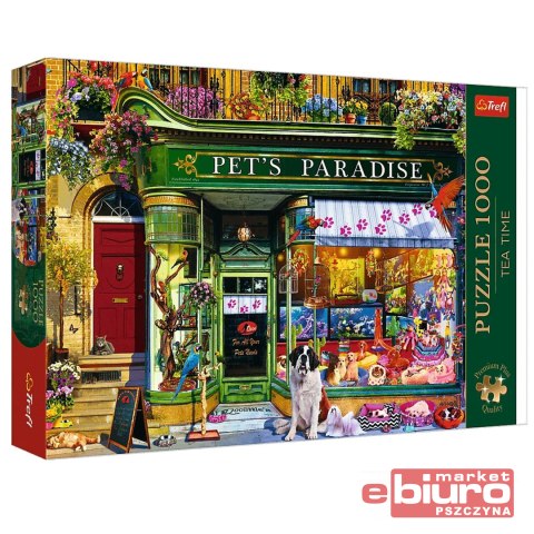 PUZZLE 1000 TEA TIME RAJ DLA ZWIERZĄT 8415 TREFL