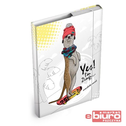 TECZKA SKRZYDŁOWA Z GUMKĄ MFP BOX A4 SURYKATKA