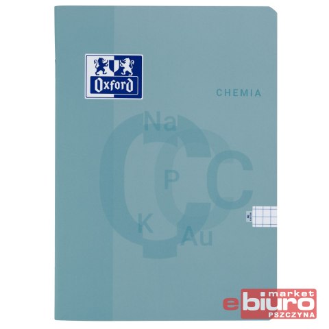 ZESZYT OXF CHEMIA A5 60 KARTEK 90G KRATKA
