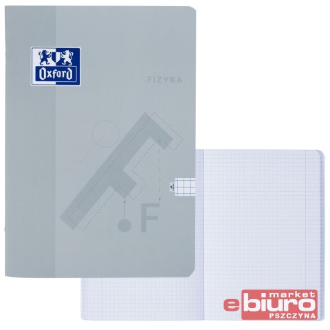 ZESZYT OXF FIZYKA A5 60 KARTEK 90G KRATKA