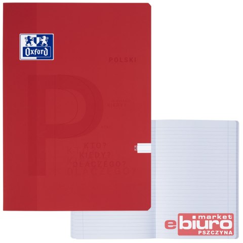 ZESZYT OXF POLSKI A4 60 KARTEK 90G LINIA