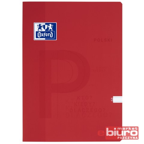 ZESZYT OXF POLSKI A4 60 KARTEK 90G LINIA