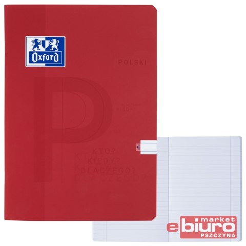 ZESZYT OXF POLSKI A5 60 KARTEK 90G LINIA