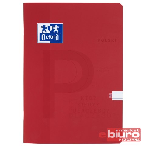 ZESZYT OXF POLSKI A5 60 KARTEK 90G LINIA