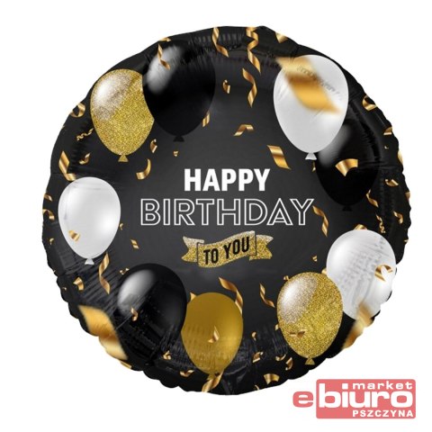 BALON FOLIOWY HAPPY BIRTHDAY TO YOU