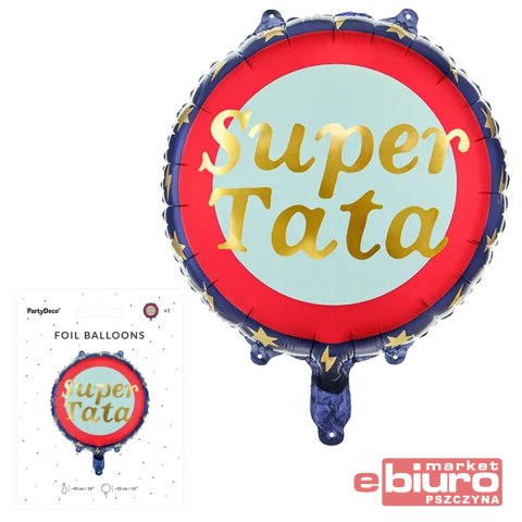BALON FOLIOWY SUPER TATA 45CM PARTYDECO