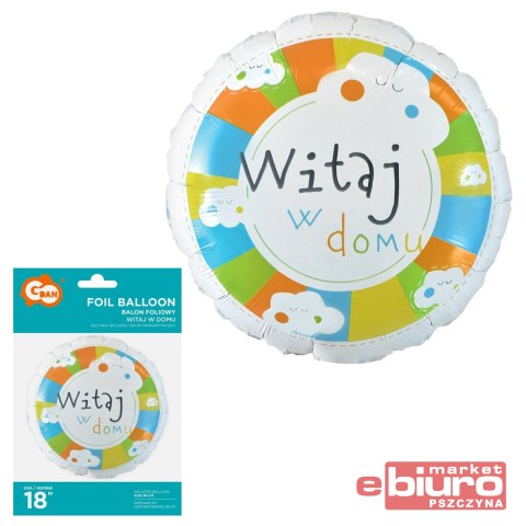 BALON FOLIOWY WITAJ W DOMU GODAN