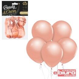 BALONY BEAUTY&CHARM METALIKI RÓŻ-ZŁOTE 12