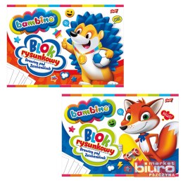 BLOK RYSUNKOWY A4 20 KARTEK BAMBINO