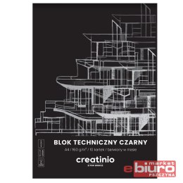 BLOK TECHNICZNY TOP CREATINIO A4 10 K 160G CZARNY