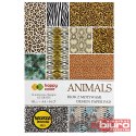 BLOK Z MOTYW. ANIMALS 80G/M2 A4 15+1 ARK 15 MOTYW.