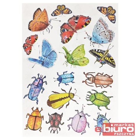 BLOK Z MOTYWAMI GARDEN A4 15ARK 30 MOTYWÓW HAPPY