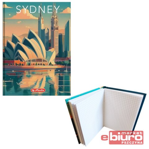 BRULION HER RETRO CITY SZYTY A6 96K 70G KRATKA