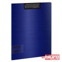 CLIPBOARD STEEL&STYLE A4 ZAMYKANY NIEBIESKI BERLIN